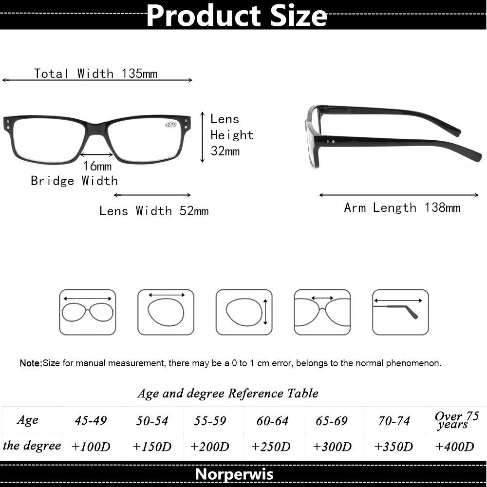 NORPERWIS tortoise-frame readers ideal for everyday reading.