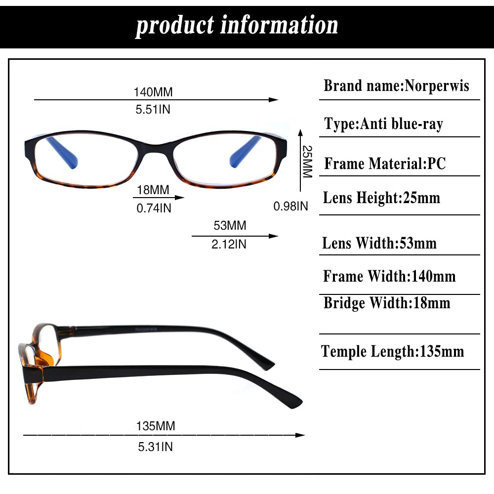 NORPERWIS spring hinge fashion eyewear adapts to your face for all day comfort