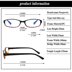 NORPERWIS spring hinge fashion eyewear adapts to your face for all day comfort