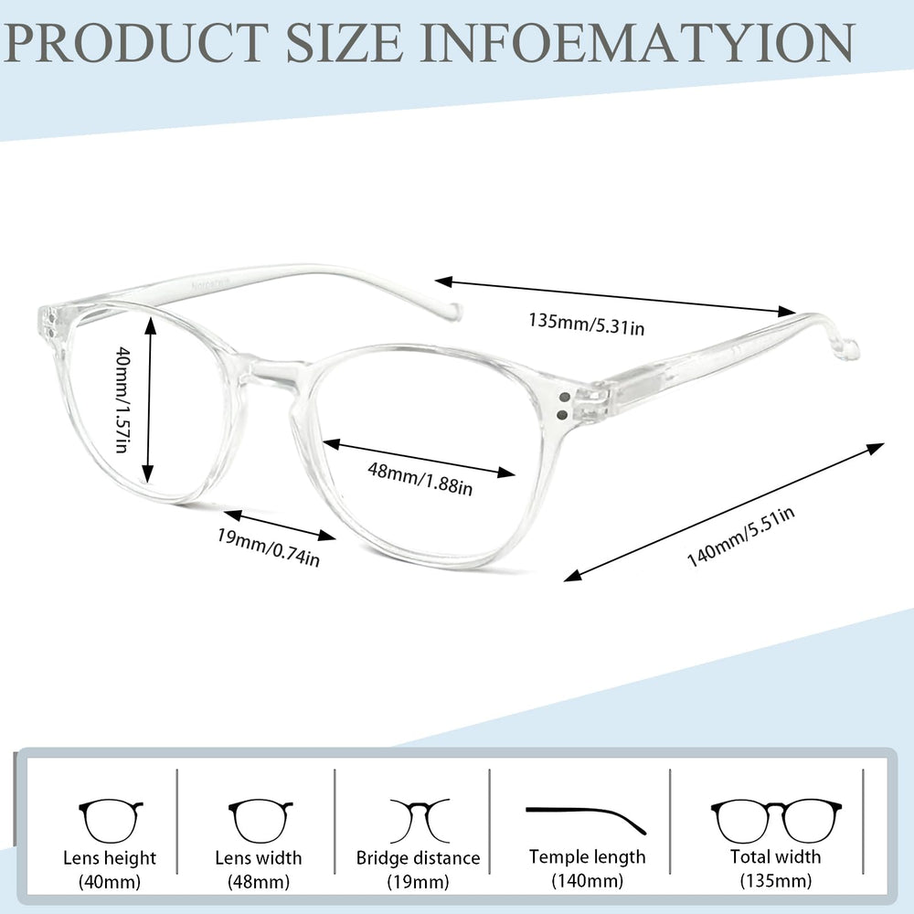 NORPERWIS unisex frames with spring hinges deliver comfortable all-day wear.