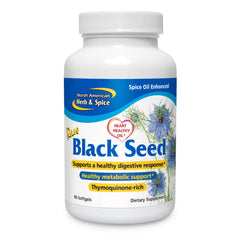 North American Herb & Spice black seed oil bottle for daily wellness