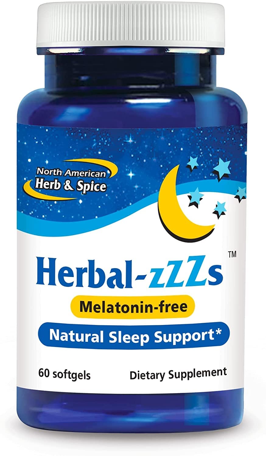 North American Herb & Spice Herbal-zzZs bottle shown for bedtime support