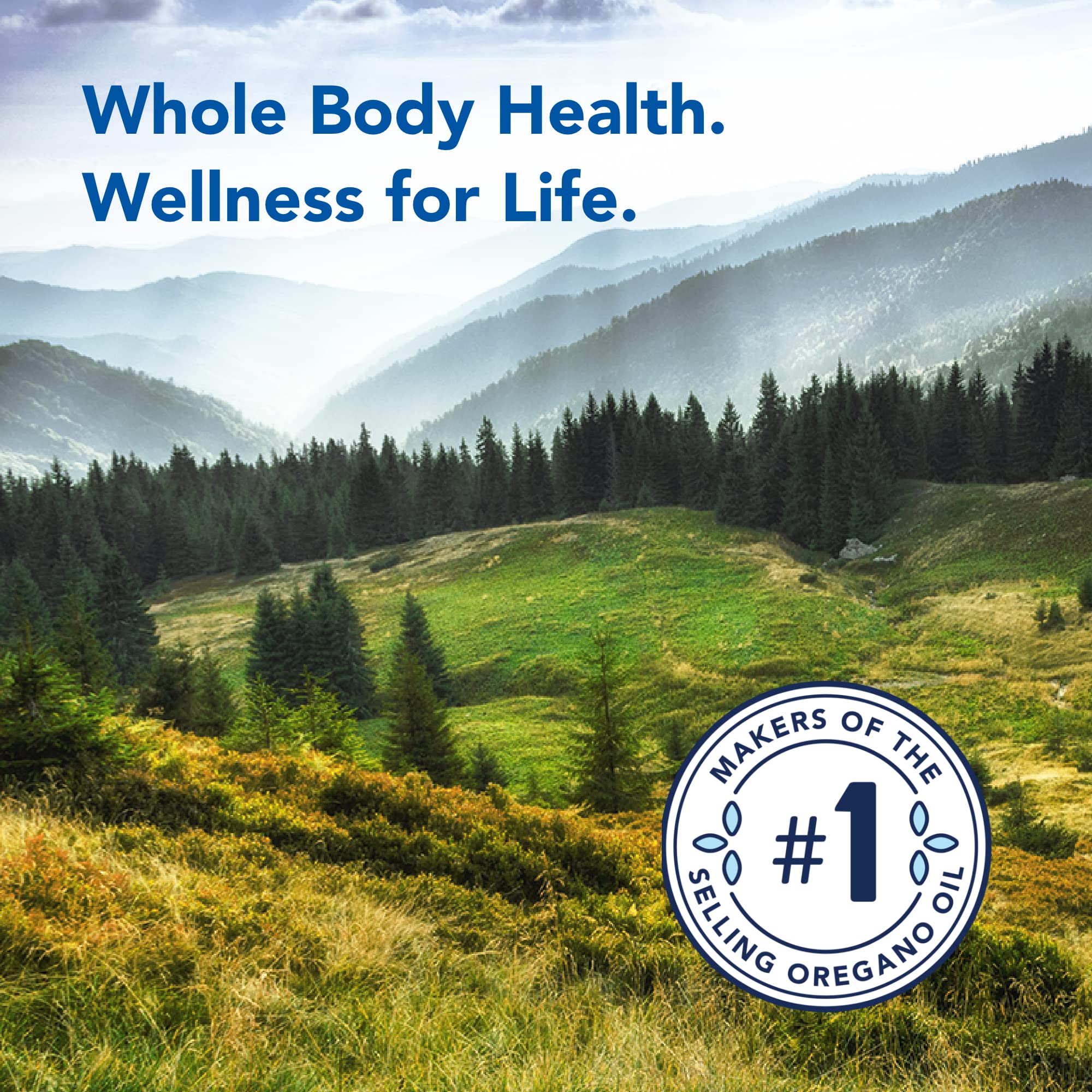 Mediterranean source mountains where Oreganol ingredients are gathered for potency.