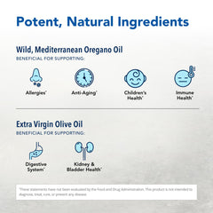 Oreganol P73 ingredients include olive oil base and wild oregano.