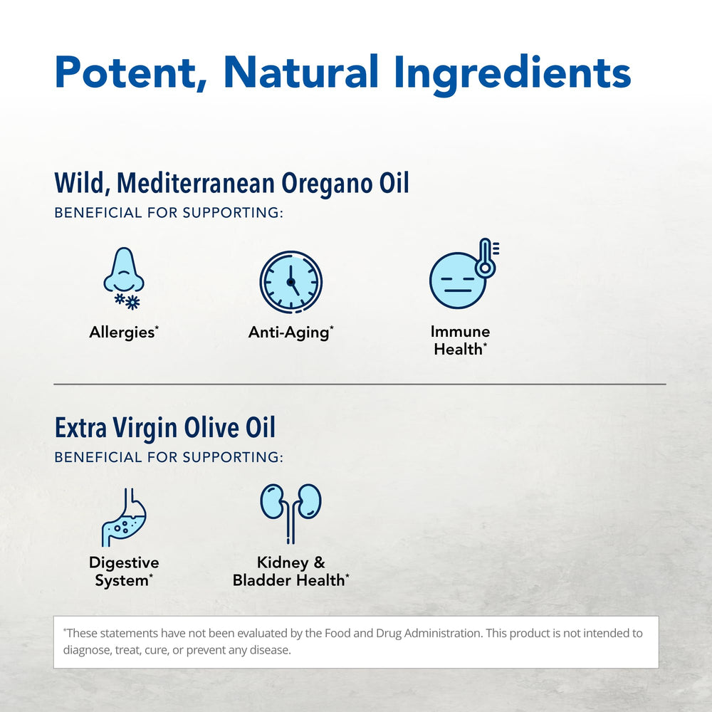 North American Herb & Spice Oreganol drops under tongue for daily routine