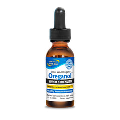 North American Herb & Spice Oreganol P73 bottle highlighting full-spectrum oregano oil for versatile use.