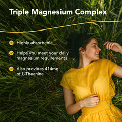 PurelyMin capsules closeup highlights triple magnesium complex for focused daily support.