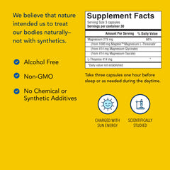 Label view of PurelyMin shows L-Theanine content for calm energy possibilities.