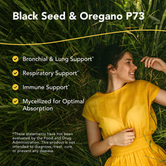 Close-up of Resp-Immune ingredients highlighting whole-food formulation.