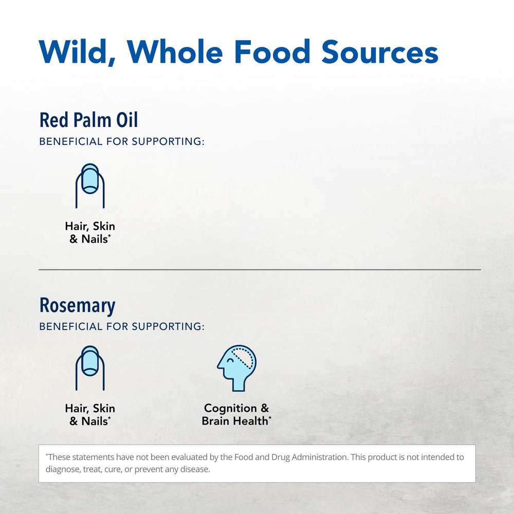 Sunflower-oil-based Purely-E emphasizes soy-free vitamin E from whole foods.