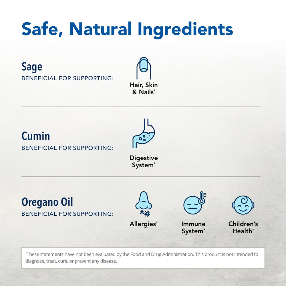Wild oregano oil P73 from mountain sources in the OregaResp formula