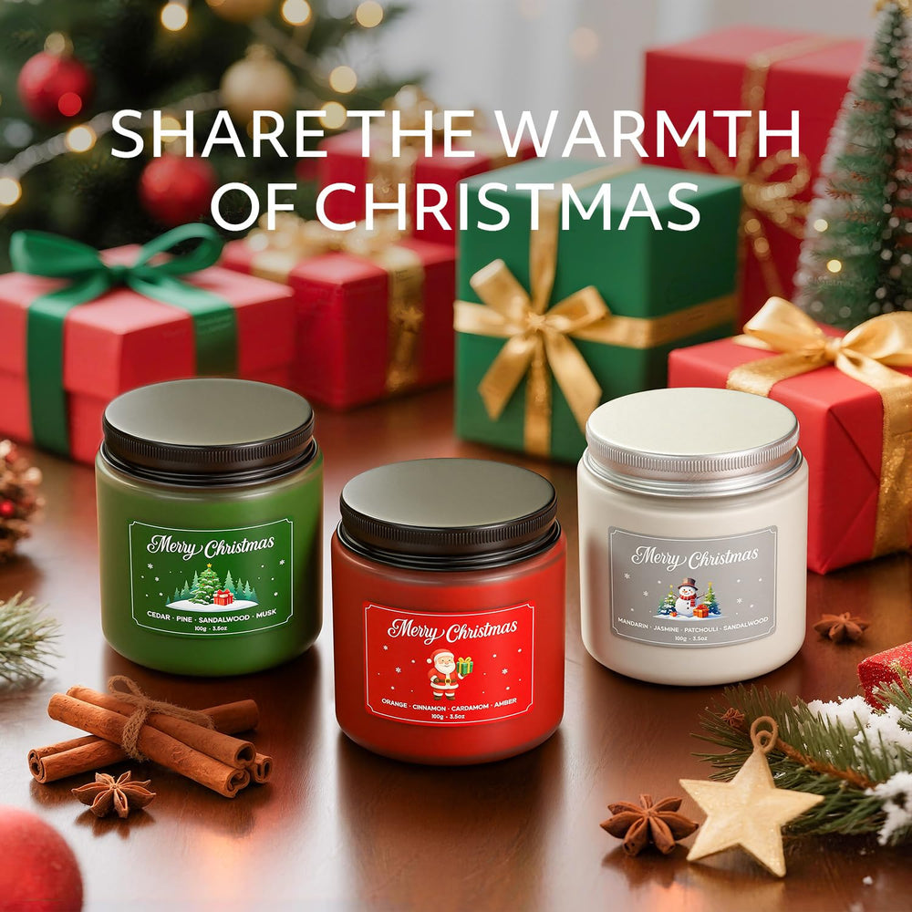 NORVENCE candle complements holiday decor with calm, sophisticated fragrance.