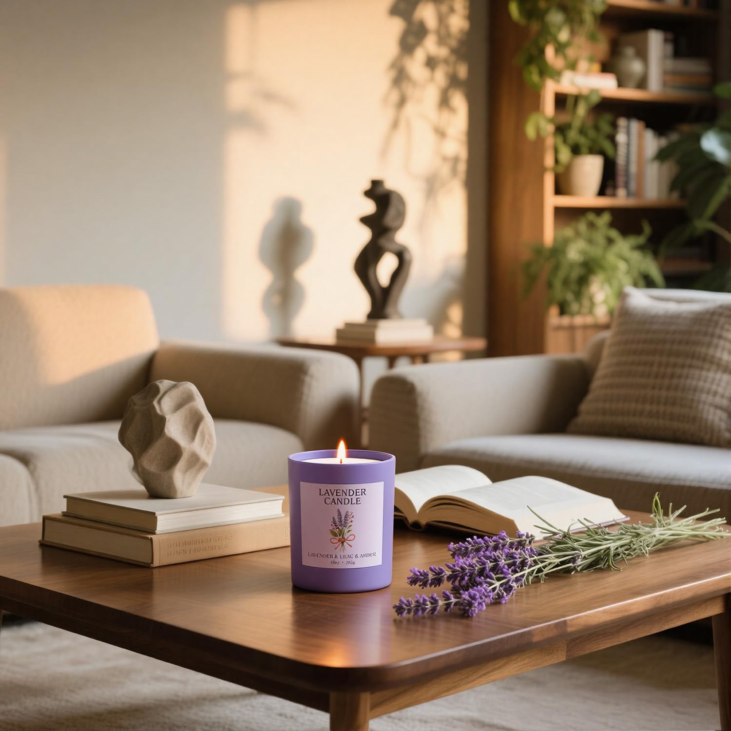 Luxurious lavender packaging signals a thoughtful gift option from NORVENCE.