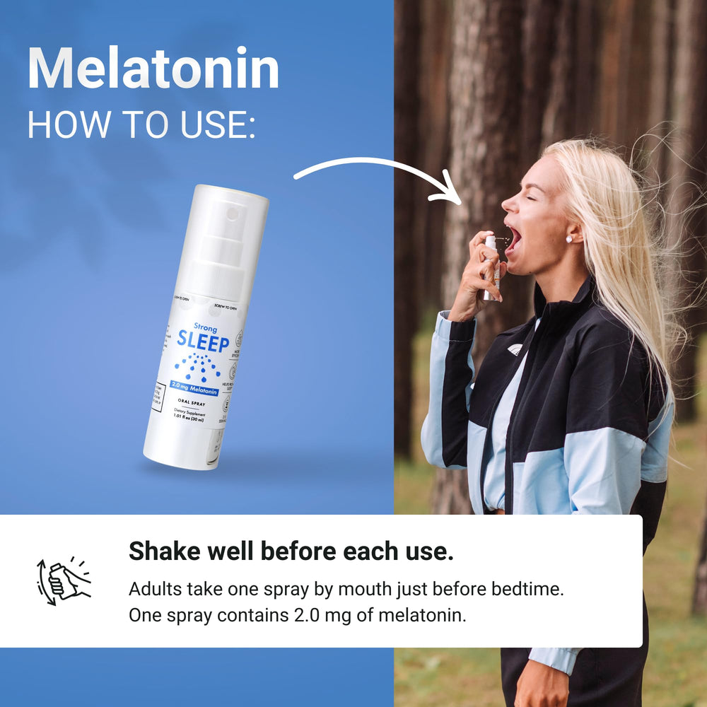 NorVita Melatonin Sleep Spray on nightstand for easy nightly routine