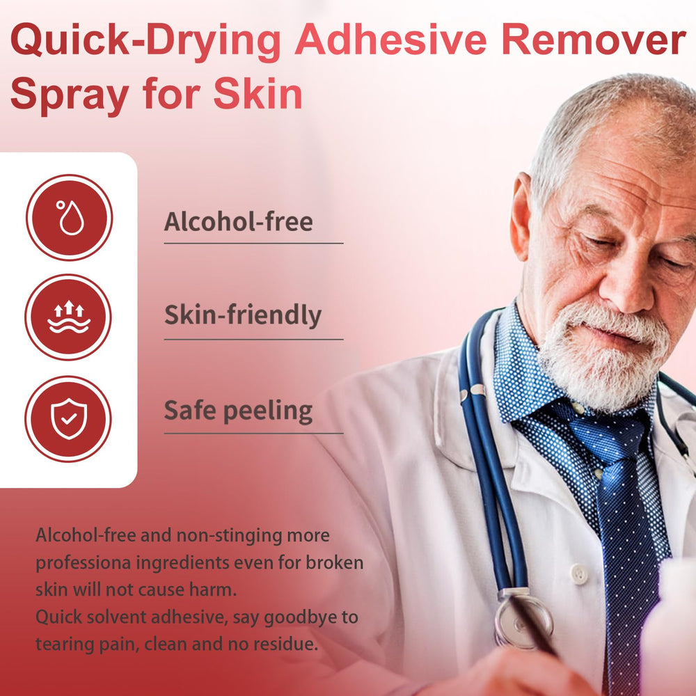 Nosgay adhesive remover one-handed use enables quick, controlled adhesive removal.