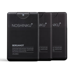 Noshinku Bergamot refillable pocket sprayer 3-pack for on-the-go freshness
