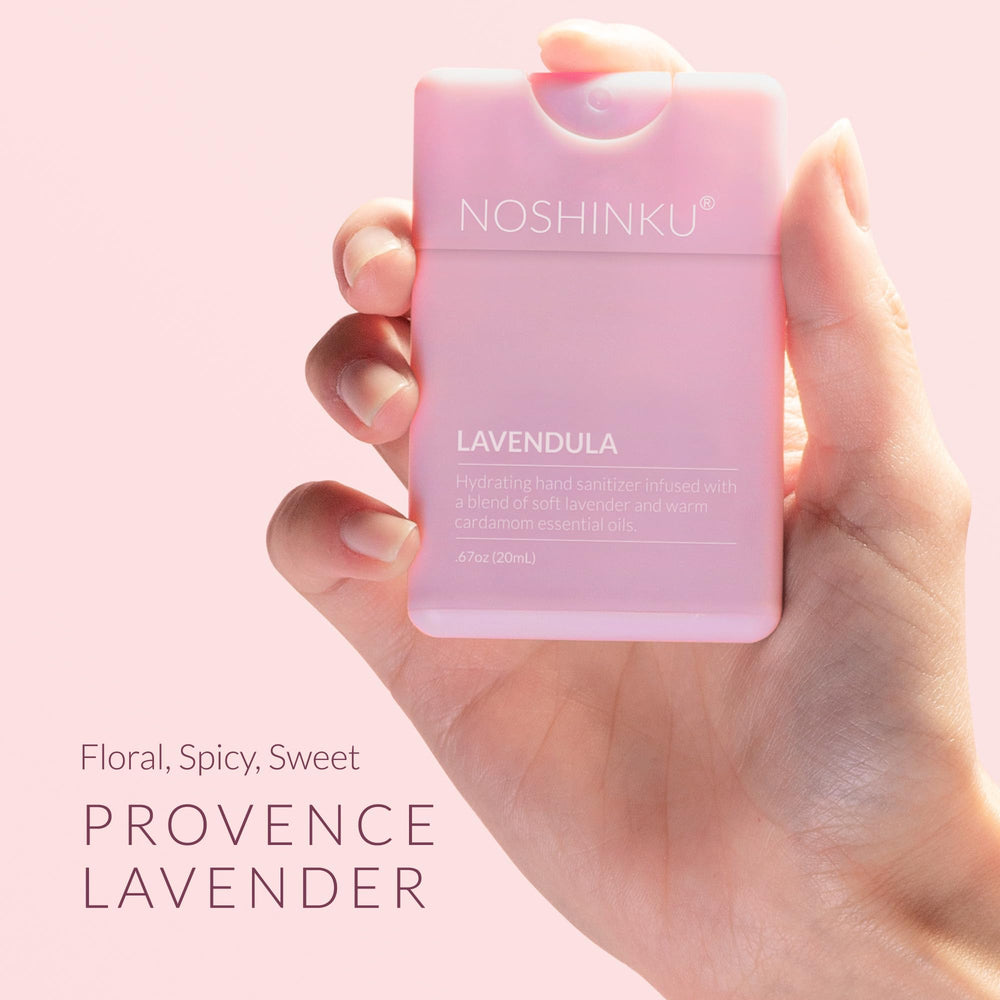 Noshinku Lavendula ingredients list highlights natural oils and sugarcane alcohol