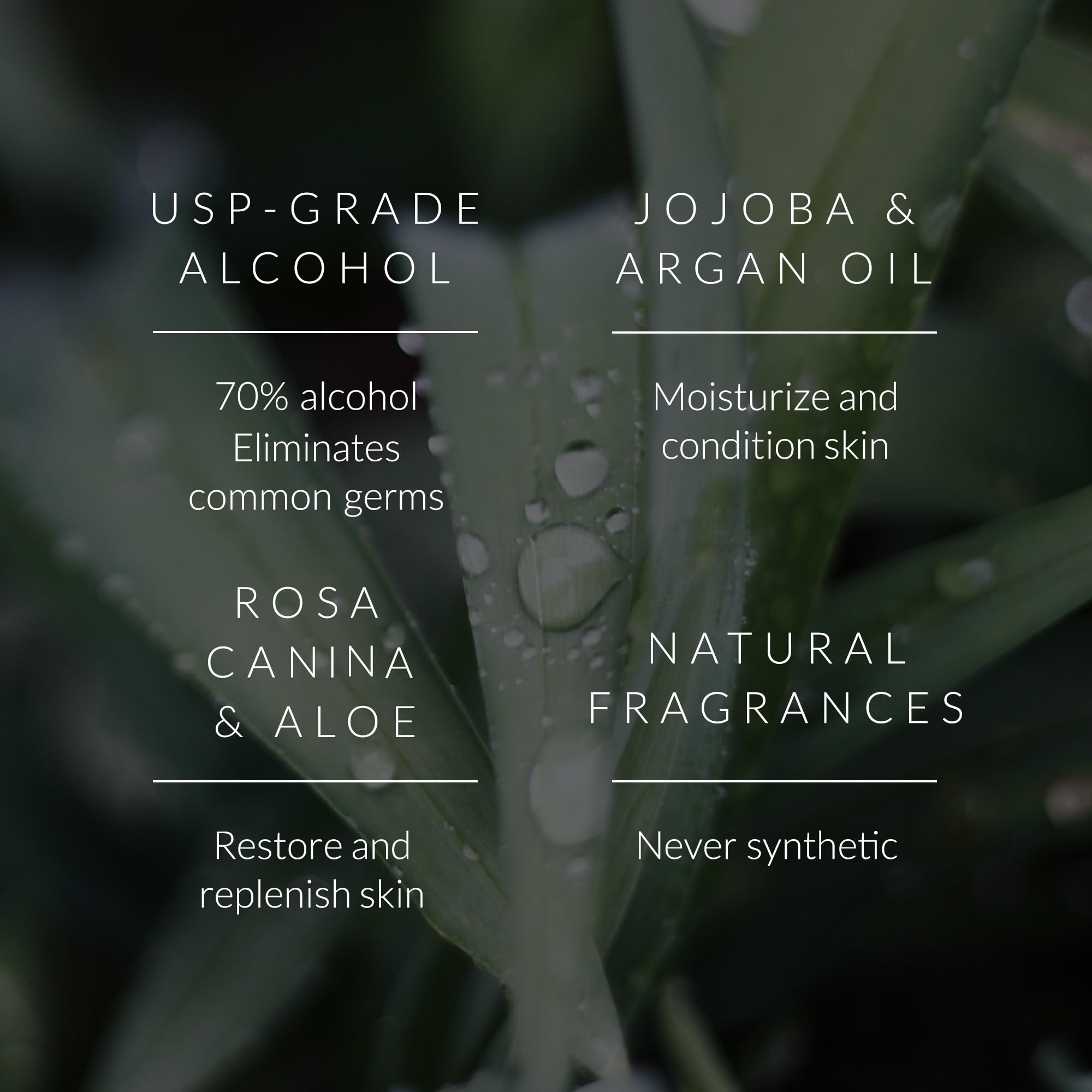 Noshinku natural ingredients label highlighting vegan and dermatologist-tested.