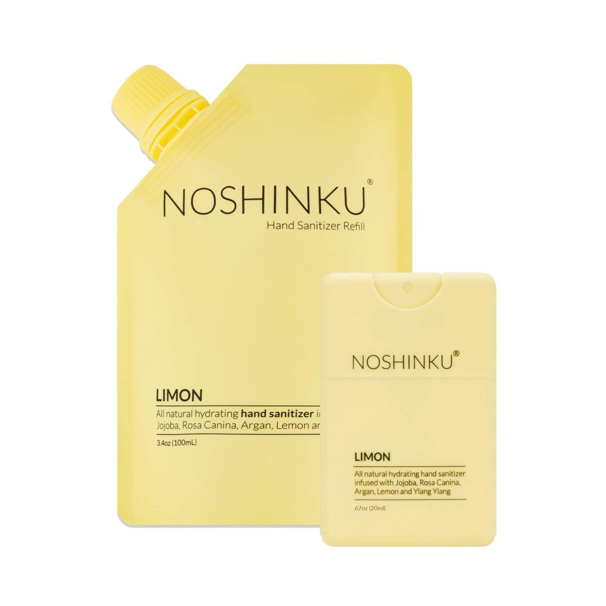 Noshinku pocket-sanitizer lemon pocket-sprayer for on-the-go protection