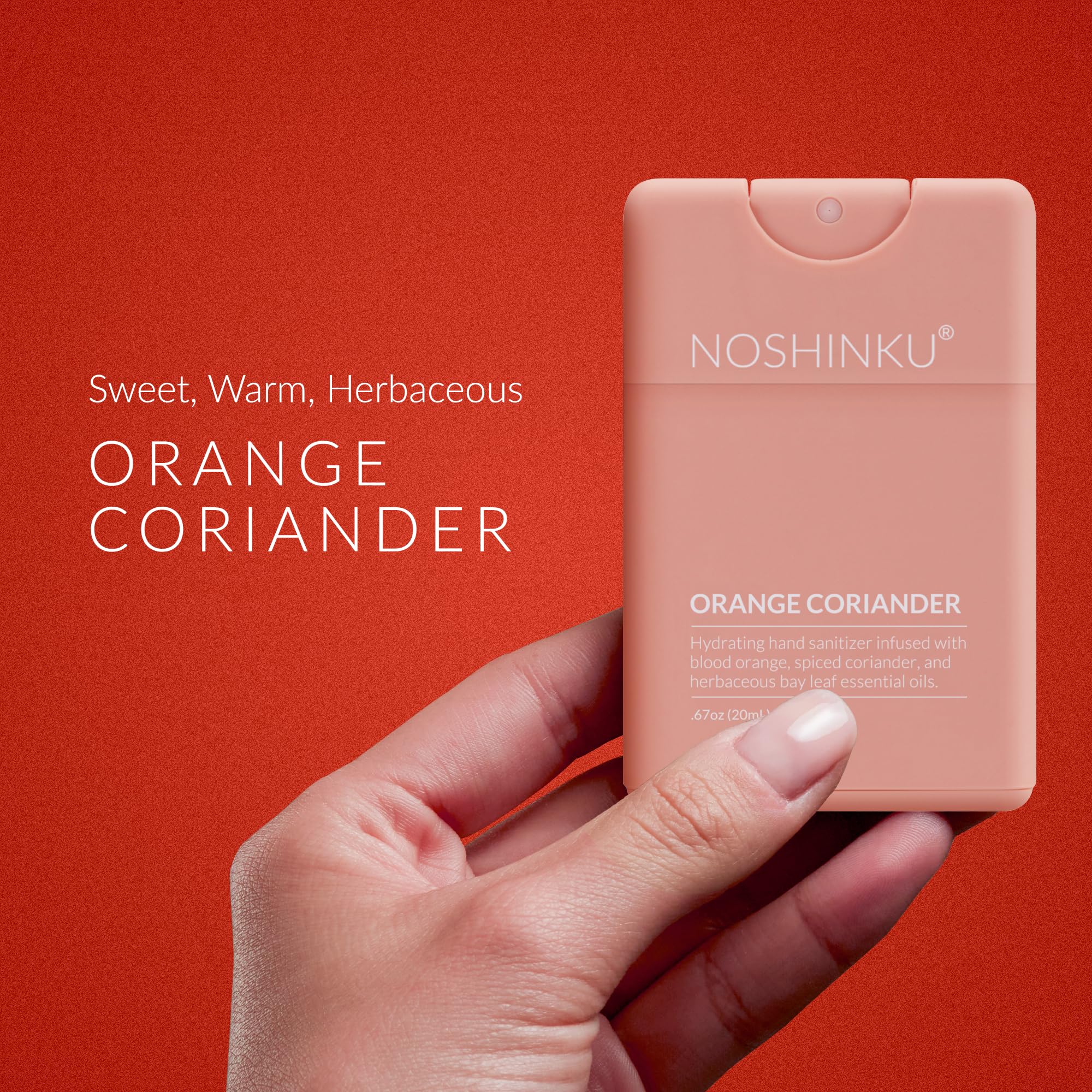 Noshinku 6-pack refillable pocket sprays for eco-conscious travel