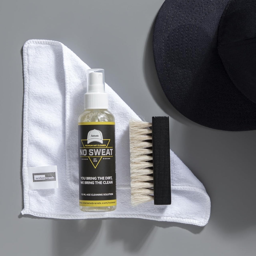 No Sweat Premium Hat Cleaner complete kit ready for hat care in any setting