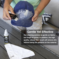 No Sweat Premium Hat Cleaner microfiber towel for quick drying and finish