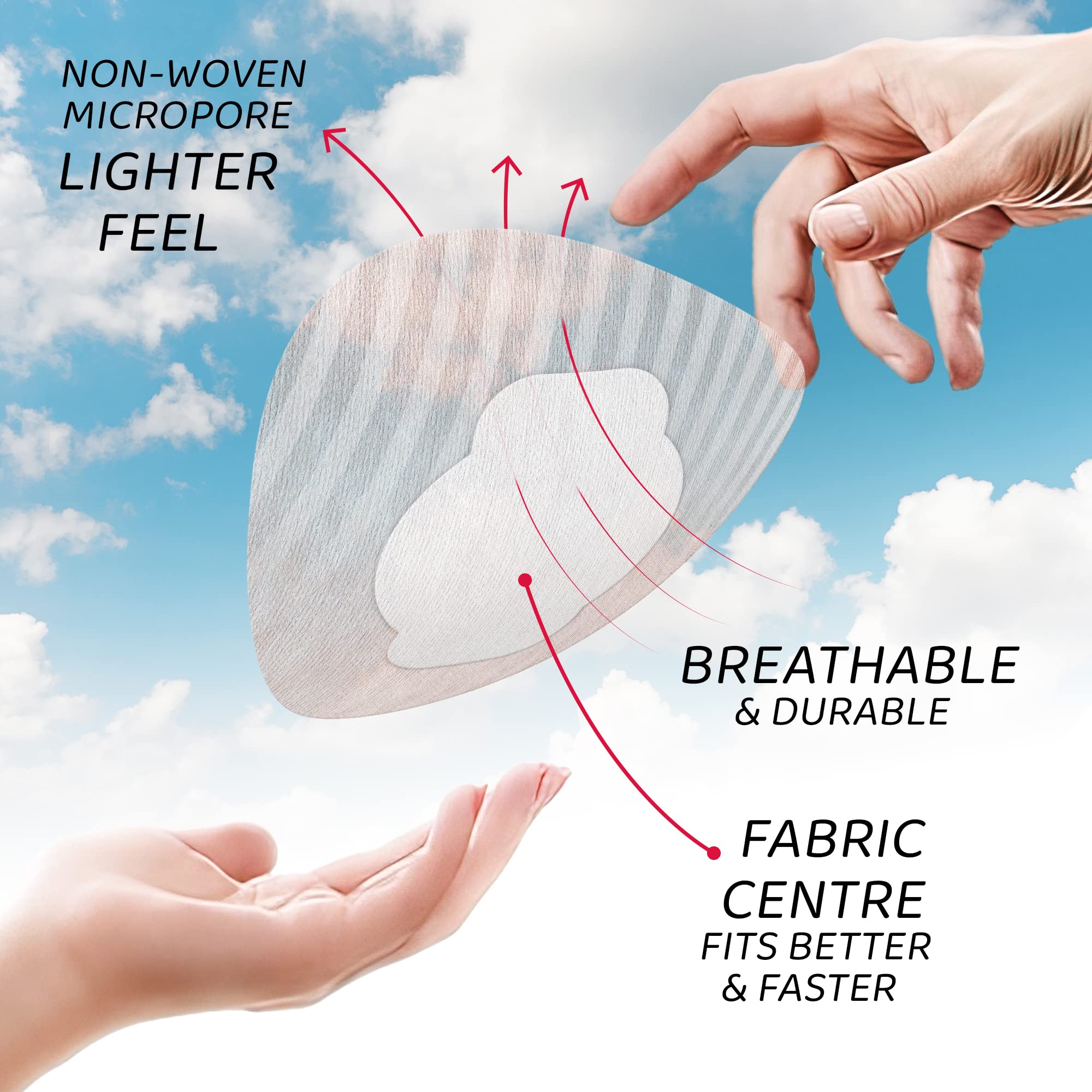 Not Just A Patch Air on wrist demonstrates secure hold during workouts.
