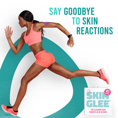 Not Just A Patch Skin Glee wipes on-skin prep enhances adhesion and longevity.