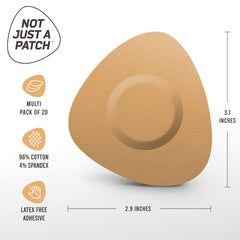 Not Just A Patch soft cotton-spandex fabric is skin-friendly and breathable.