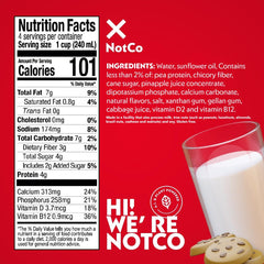 NotMilk Original shelf-stable pack highlights easy pourability for quick mornings.