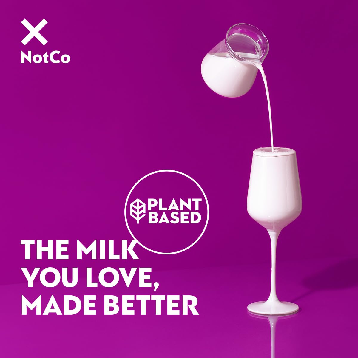 NotMilk Original vegan gluten-free icon signifies allergen-friendly, dairy-free plant milk.