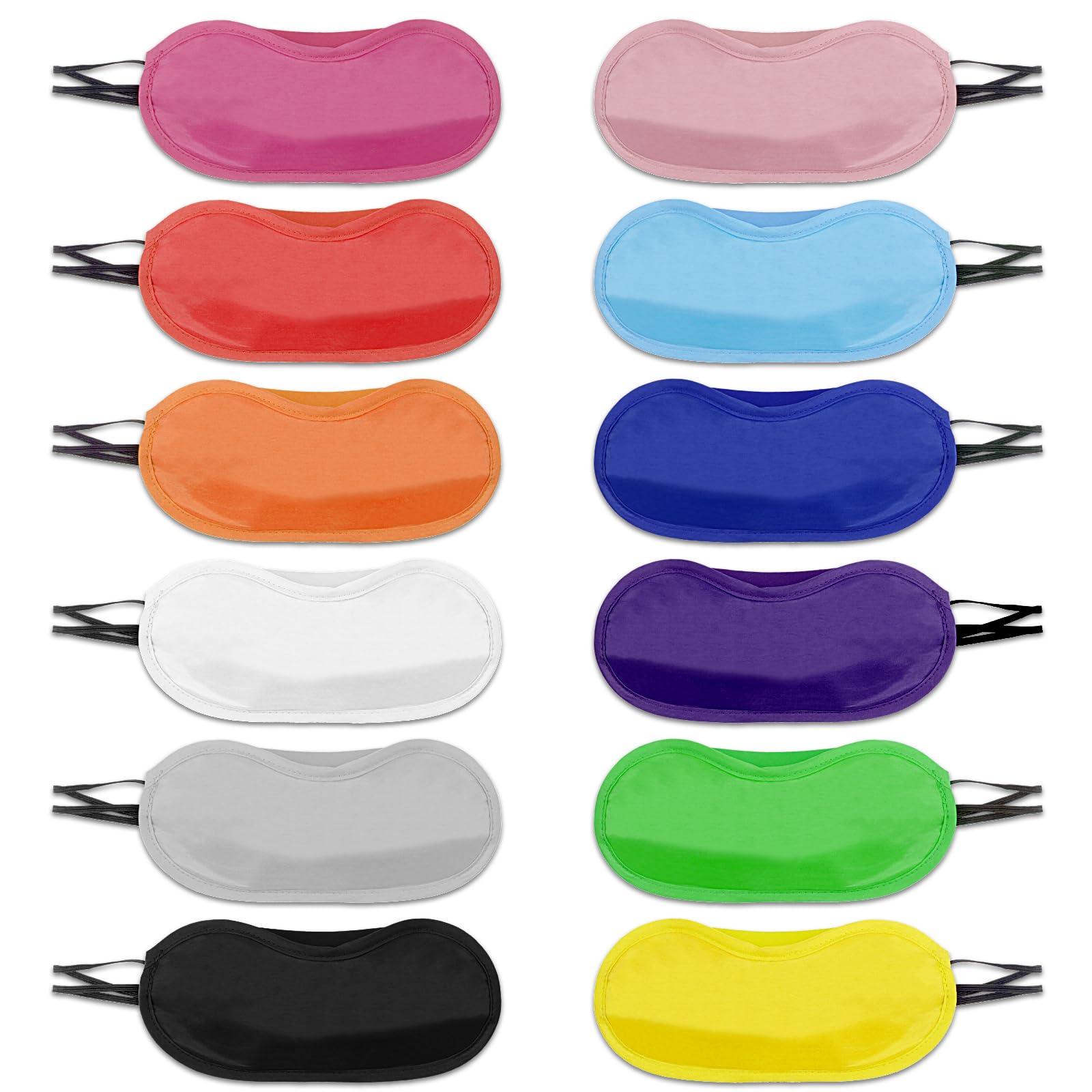 Notoke: mascaras para ojos 12 colores, descanso inmediato para la vista