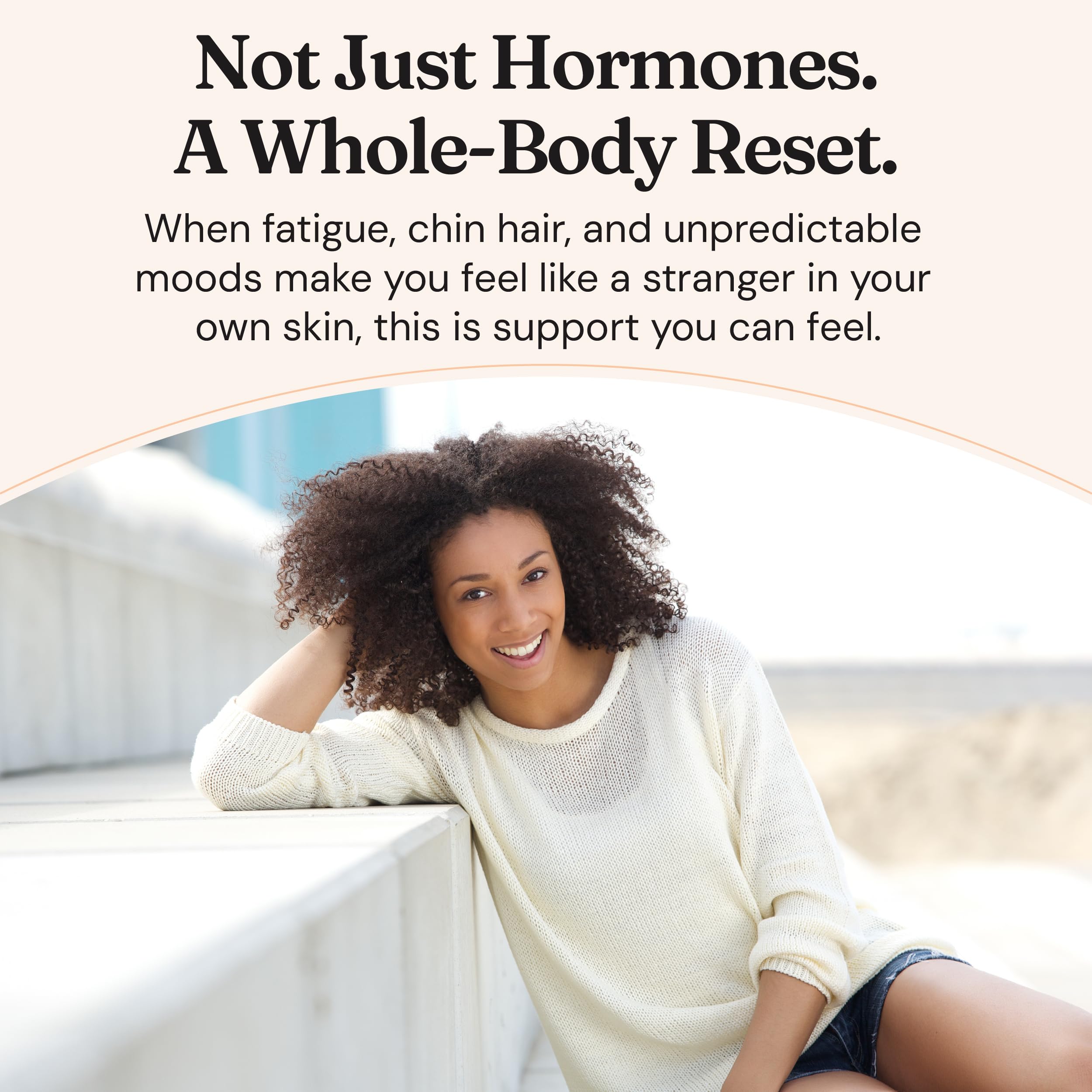 Nourished AndroEase Plus capsules close-up highlighting plant-based formula