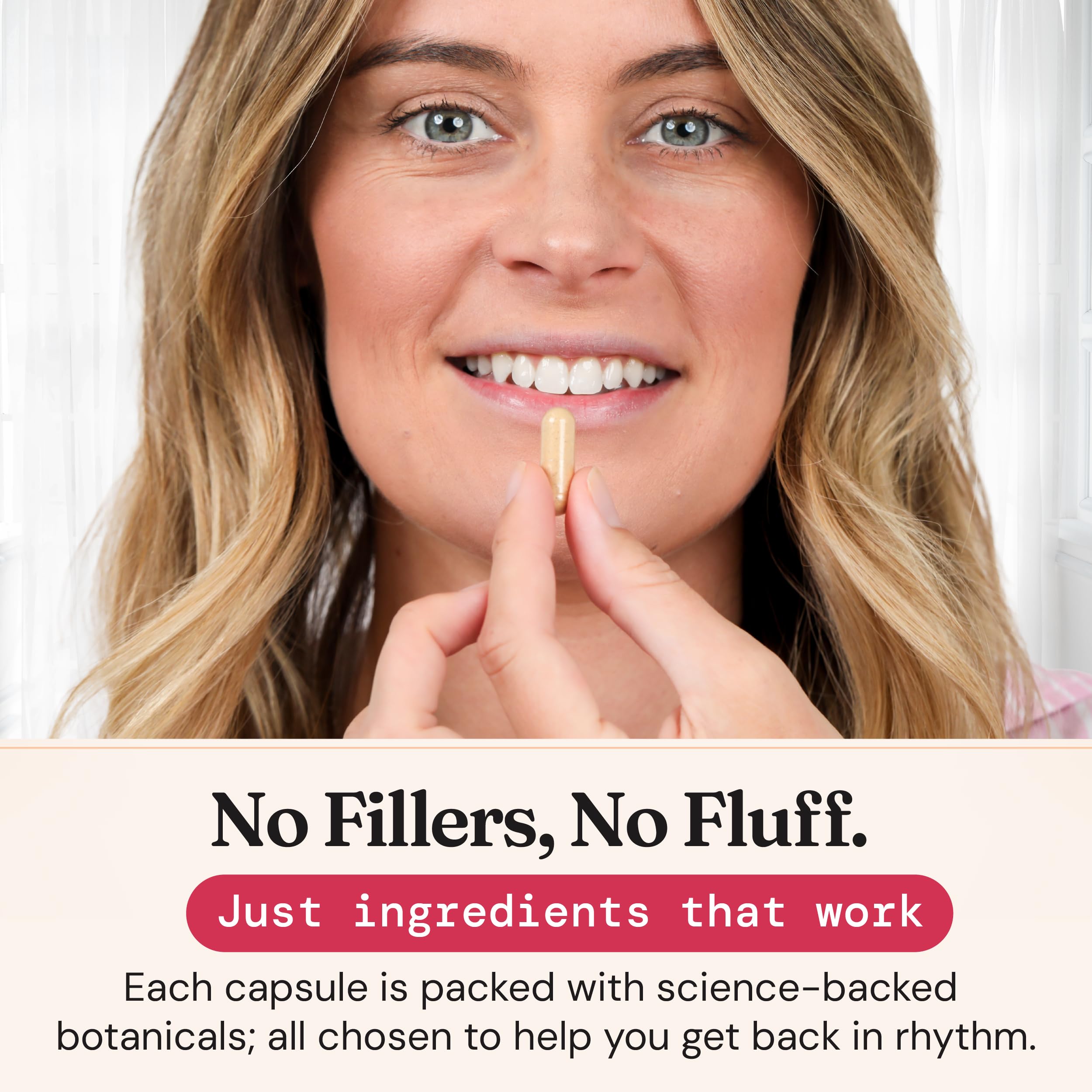 Nourished AndroEase Plus packaging with Reishi illustration and science vibe