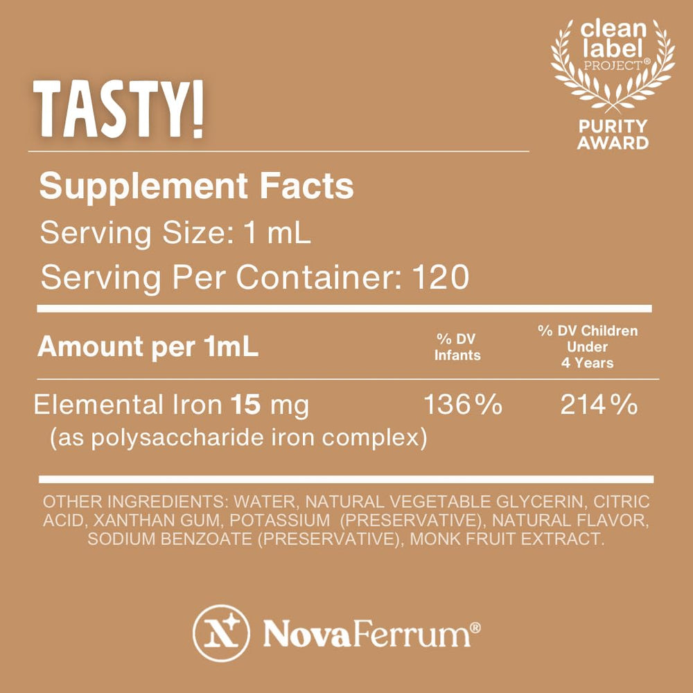 NovaFerrum Tasty chocolate flavor appealing to picky eaters during dosing
