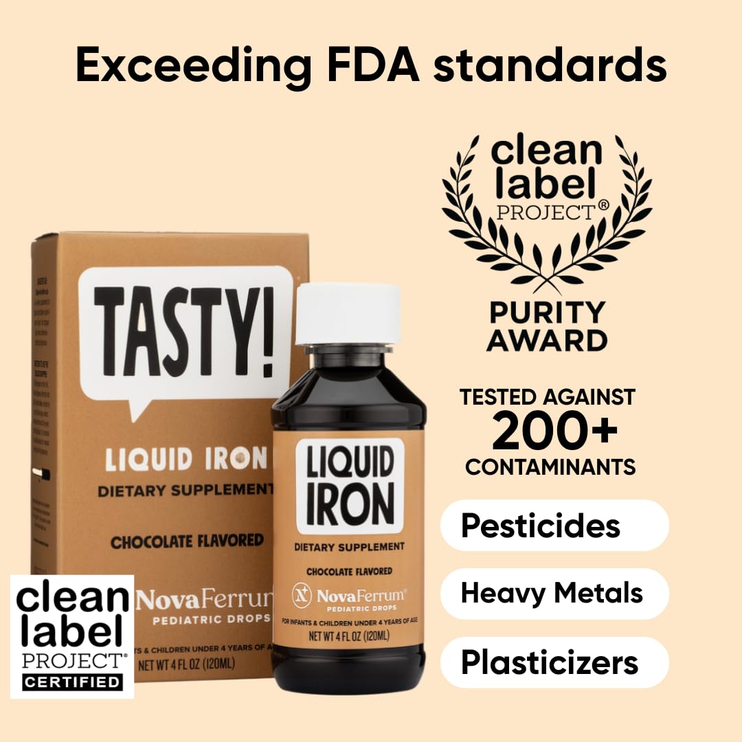 NovaFerrum Tasty dropper dispensing a precise 1mL dose