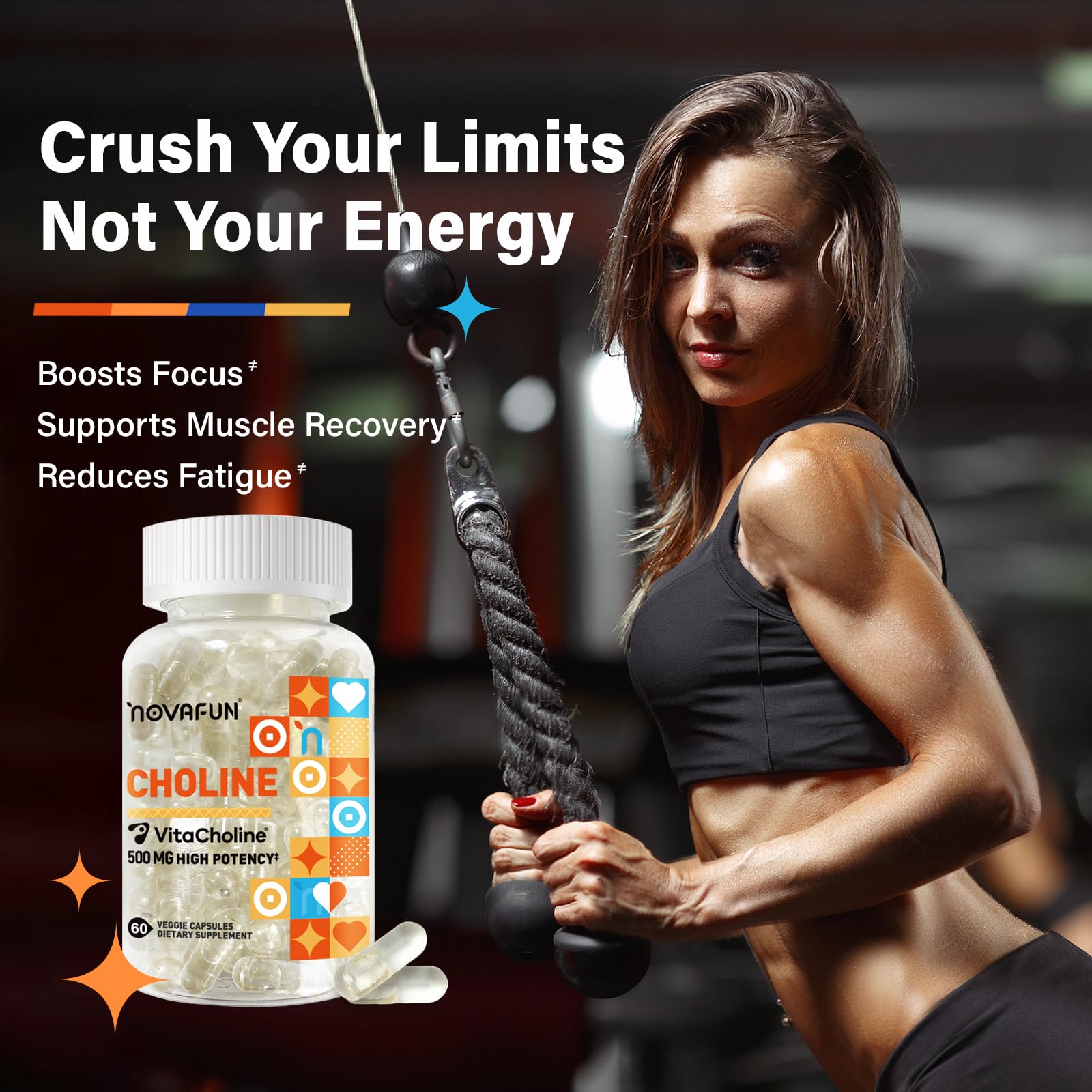 Novafun Choline USA-made - domestically produced in a cGMP facility.