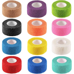 Noverlife bandage wrap self-adhesive cohesive stays put through sweat.