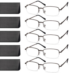 NOVIVON 1.5 metal reading glasses hero for clear desk viewing.