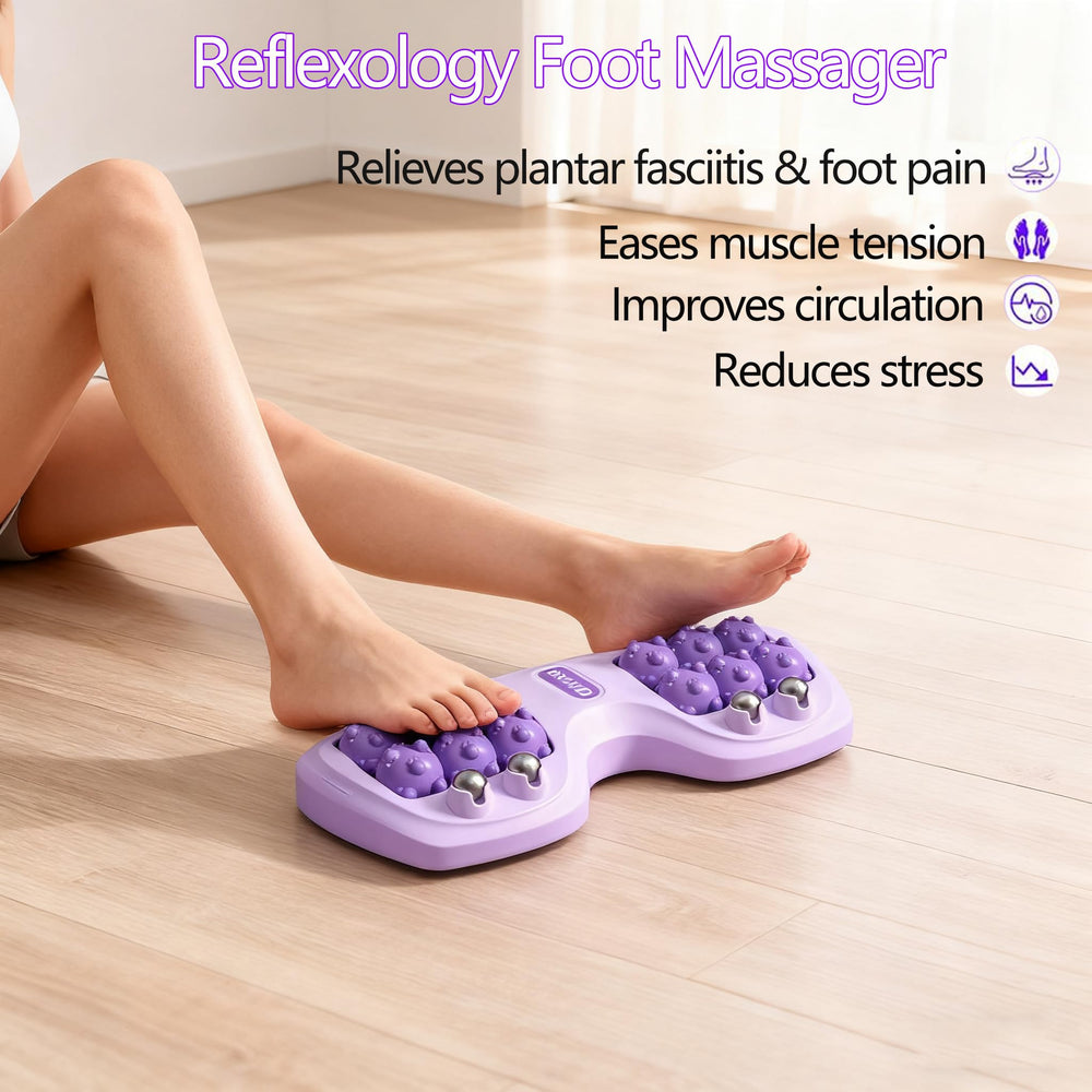 NOVWEE compact design foot roller showcased for portable use