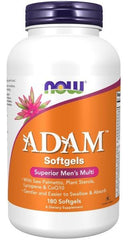 NOW Foods Adam softgels closeup highlighting smooth texture for quick mornings.