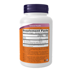 NOW Foods Aloe Vera softgel label showing quality GMP assurance for consumers.