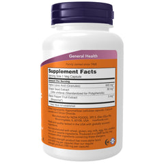 NOW Foods Alpha Lipoic Acid 600 mg capsule close-up showing size