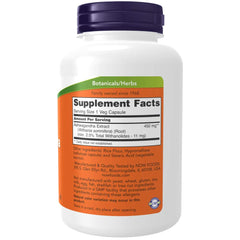 NOW Foods Ashwagandha capsules closeup supports stress resilience