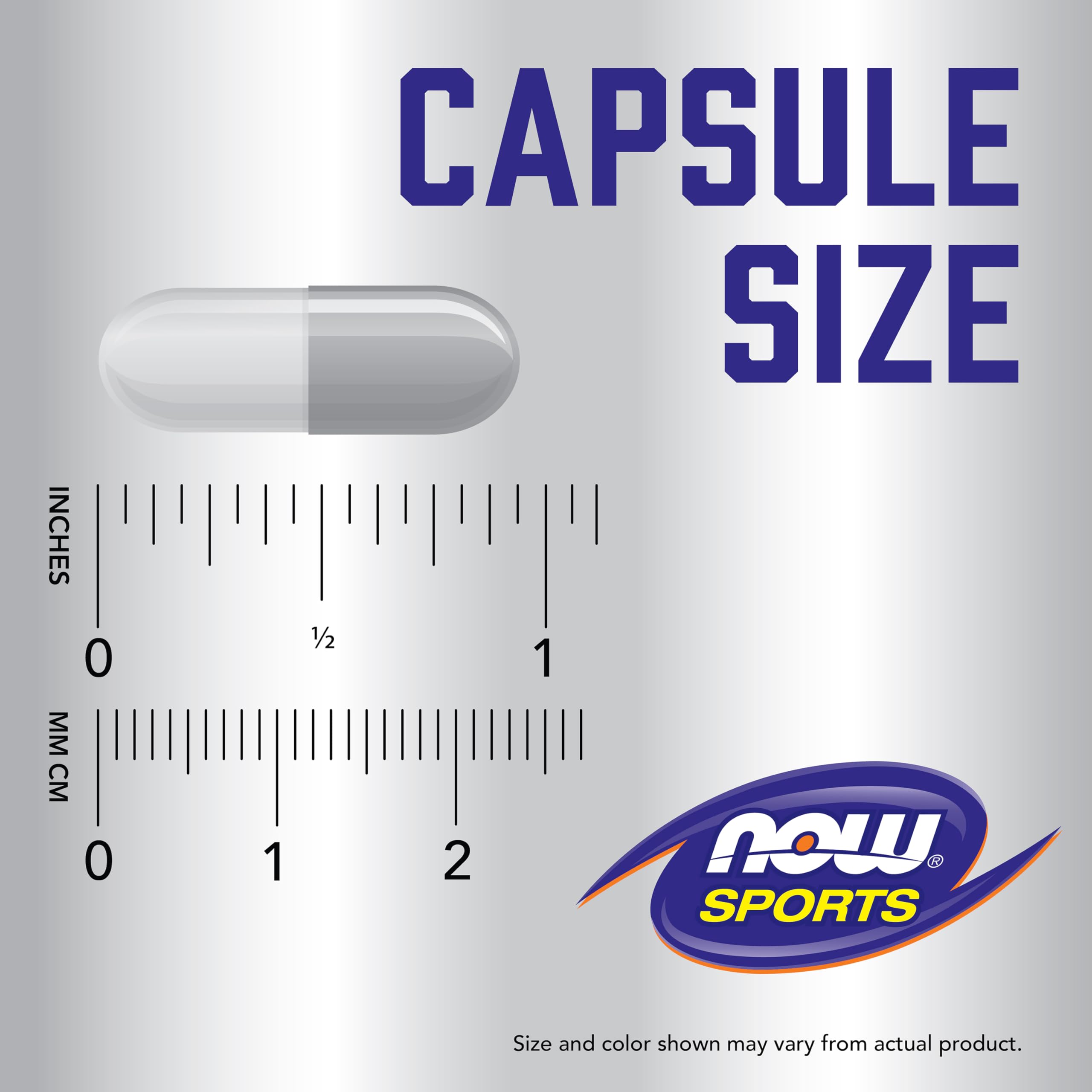 NOW Foods Beta-Alanine ingredient list emphasizing carnosine support.