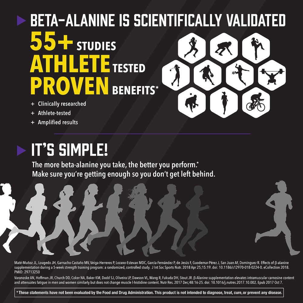 NOW Foods Beta-Alanine powder packaging USA highlighting quality
