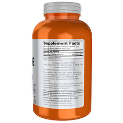 NOW Foods Beta-Alanine powder scoop showing easy daily dosing