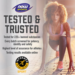 NOW Foods Beta-Alanine vegan capsules pack for plant-based athletes.