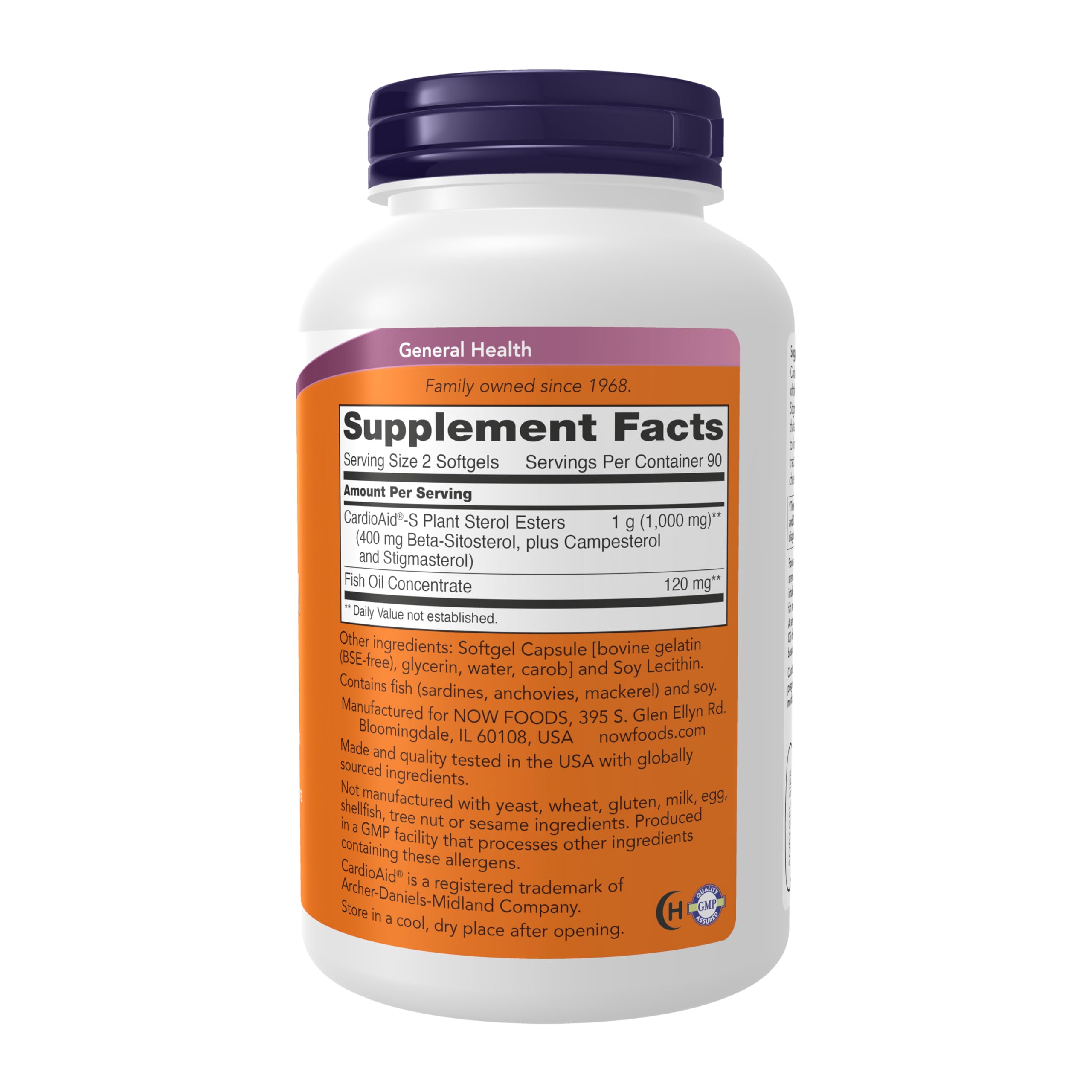 NOW Foods Beta-Sitosterol softgels close-up for easy swallowing