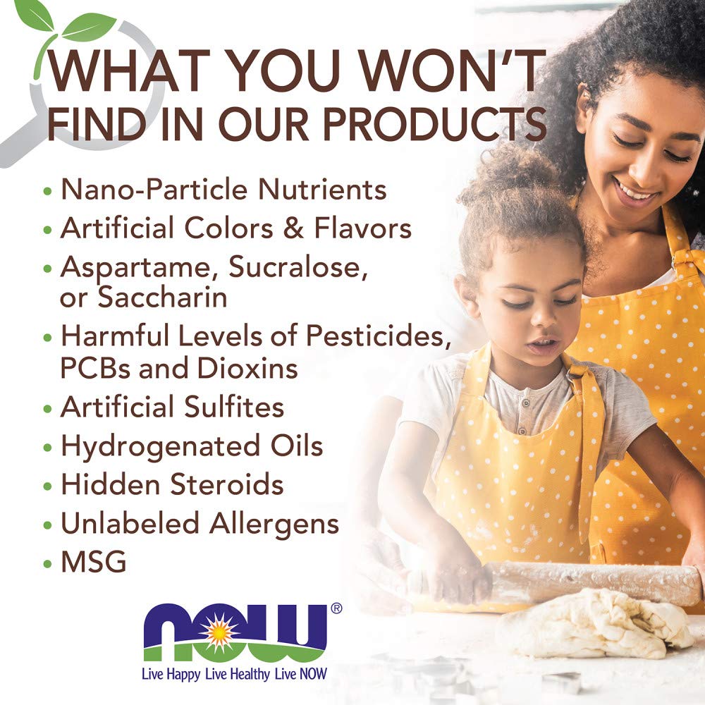NOW Foods BetterStevia Original label shows kosher and Non-GMO verification